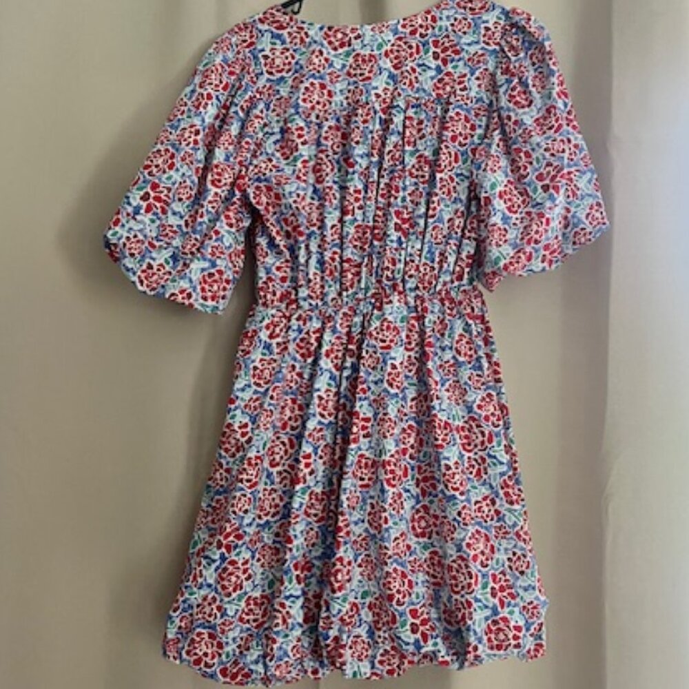 Floral Mini Bubble Dress - Picture 2 of 4